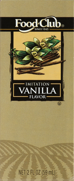 slide 1 of 1, Food Club Vanilla Flavor, 2 fl oz