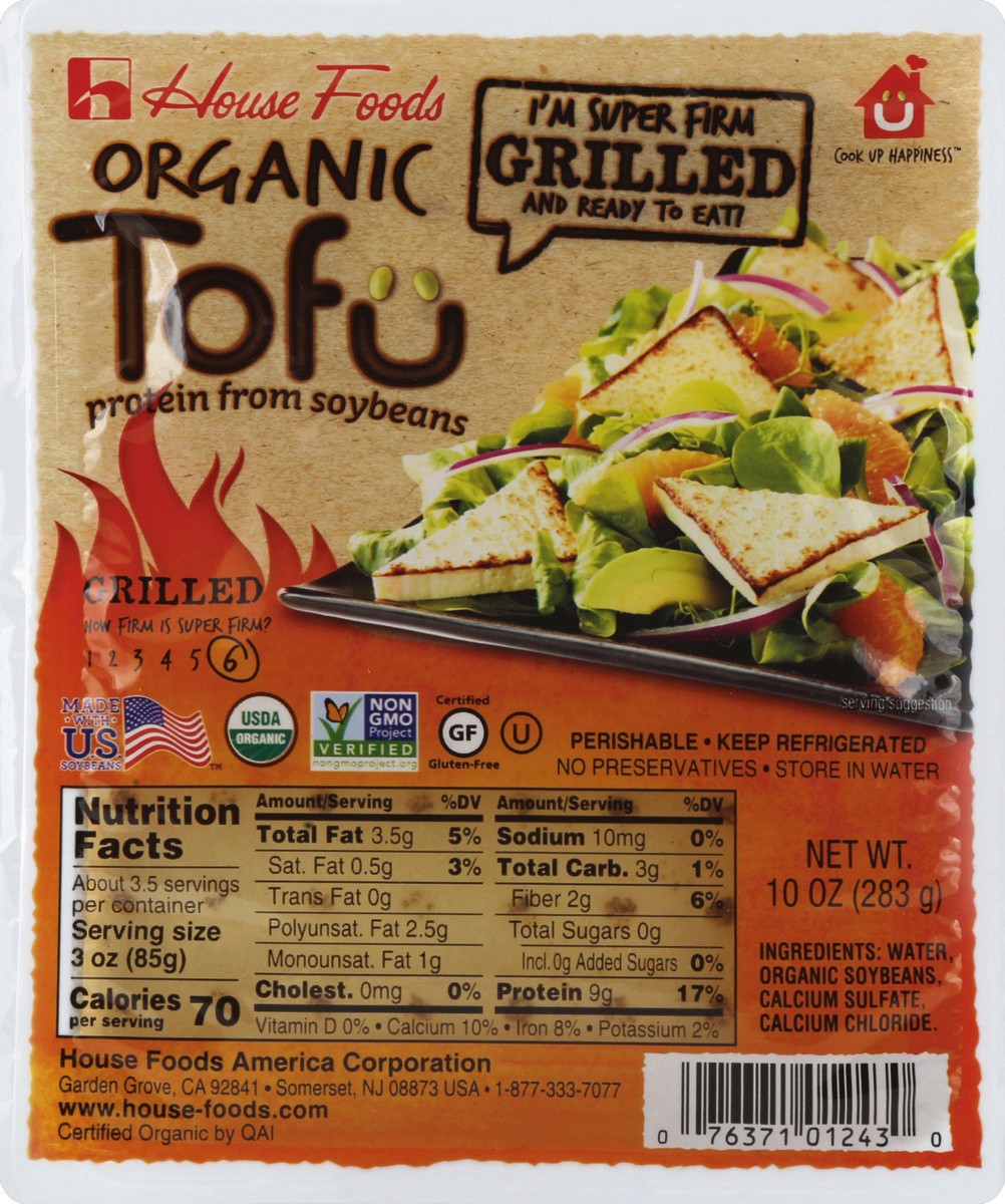 slide 6 of 7, House Foods Tofu Super Firm Grilled Organic - 10 Oz, 10 oz