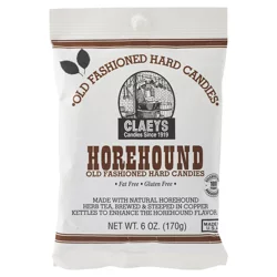 Claeys Horehound Old Fashioned Hard Candies - 6 oz