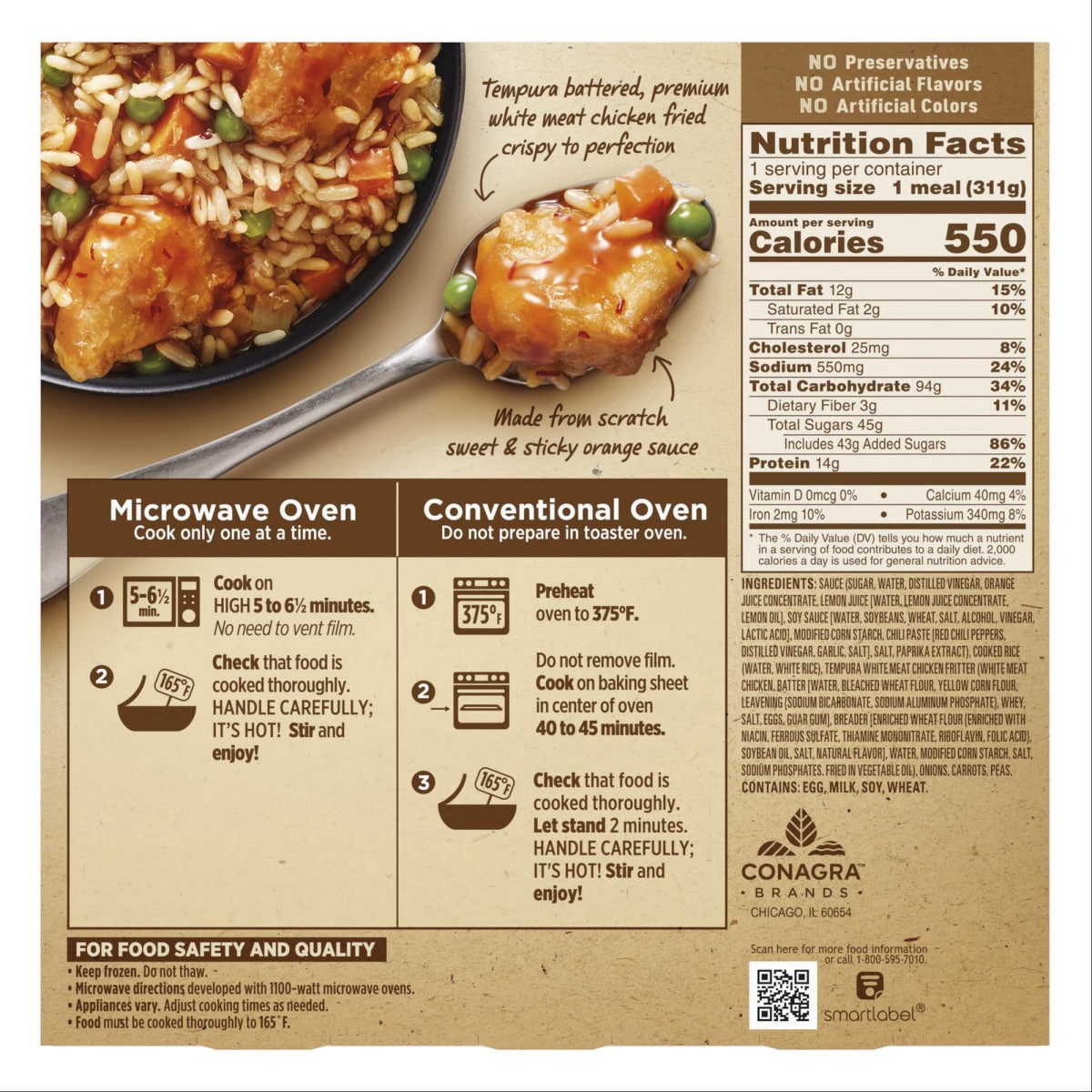 slide 7 of 13, Marie Callender's Sweet & Citrusy Orange Chicken Bowl, Frozen Meal, 11 oz., 11 oz