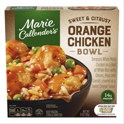 Marie Callender's Sweet & Citrusy Orange Chicken Bowl, Frozen Meal, 11 oz.