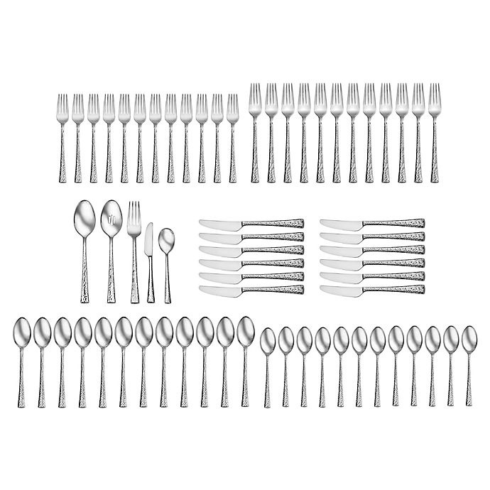 slide 2 of 3, Robinson South End Flatware Set, 65 ct