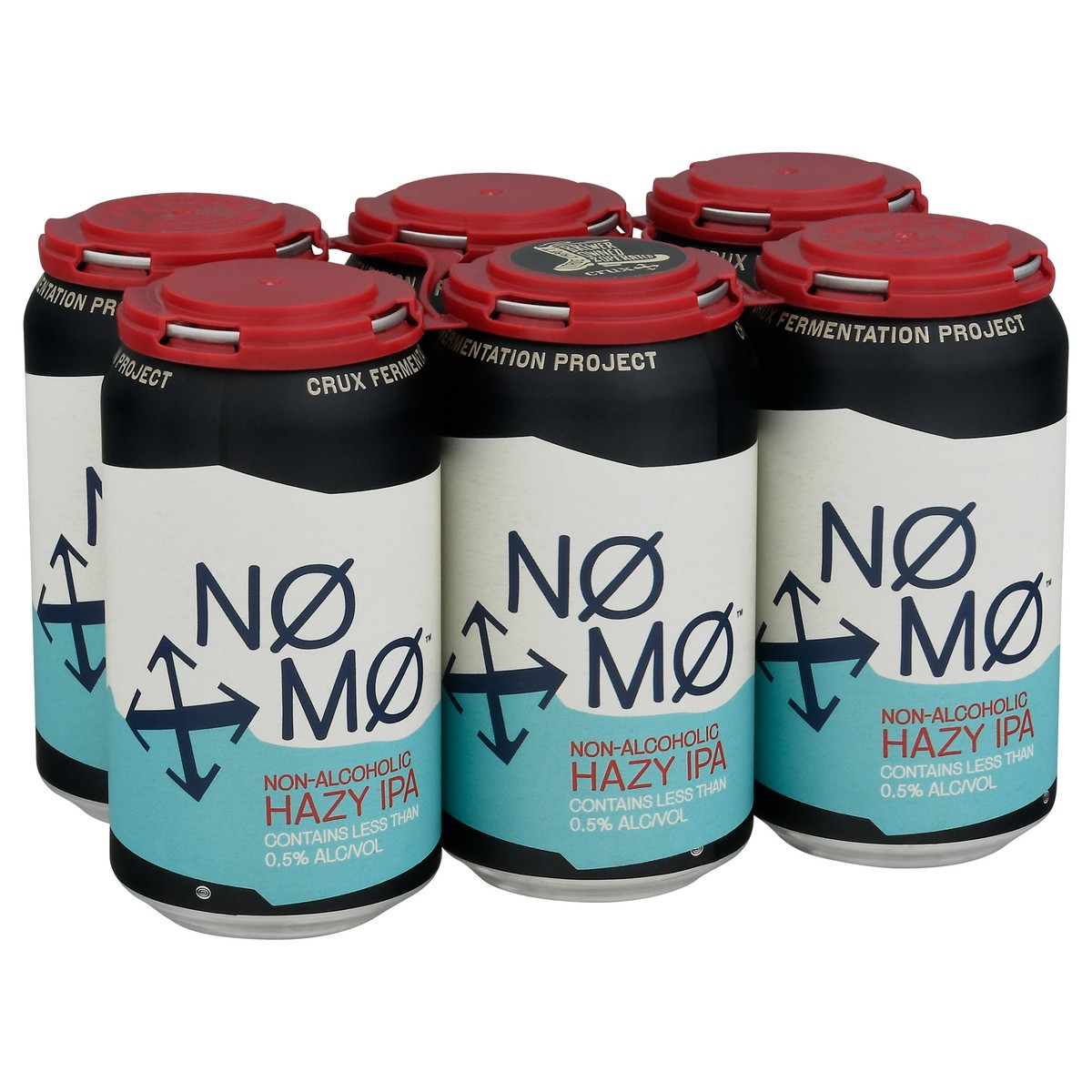 slide 7 of 12, No Mo Non-Alcoholic Hazy IPA Sunset Summit Beer 6 - 12 fl oz Cans, 6 ct; 12 fl oz