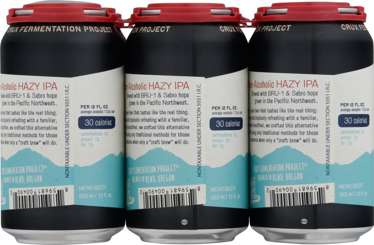 slide 11 of 12, No Mo Non-Alcoholic Hazy IPA Sunset Summit Beer 6 - 12 fl oz Cans, 6 ct; 12 fl oz