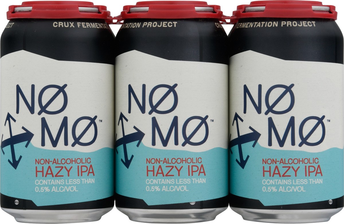 slide 3 of 12, No Mo Non-Alcoholic Hazy IPA Sunset Summit Beer 6 - 12 fl oz Cans, 6 ct; 12 fl oz