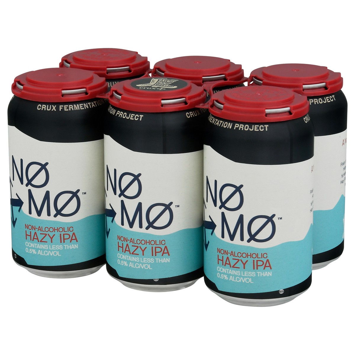slide 9 of 12, No Mo Non-Alcoholic Hazy IPA Sunset Summit Beer 6 - 12 fl oz Cans, 6 ct; 12 fl oz