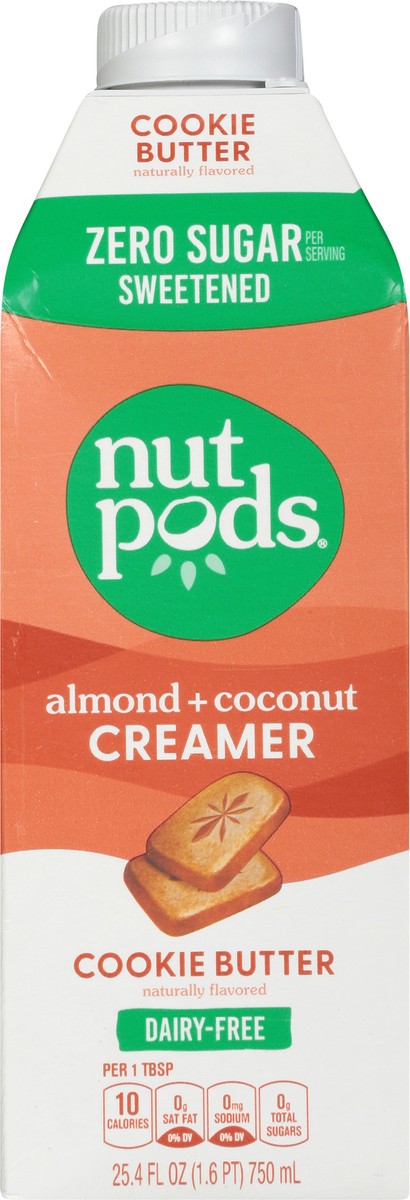 slide 2 of 9, nutpods Sweetened Almond + Coconut Cookie Butter Creamer 25.4 fl oz, 25.4 fl oz