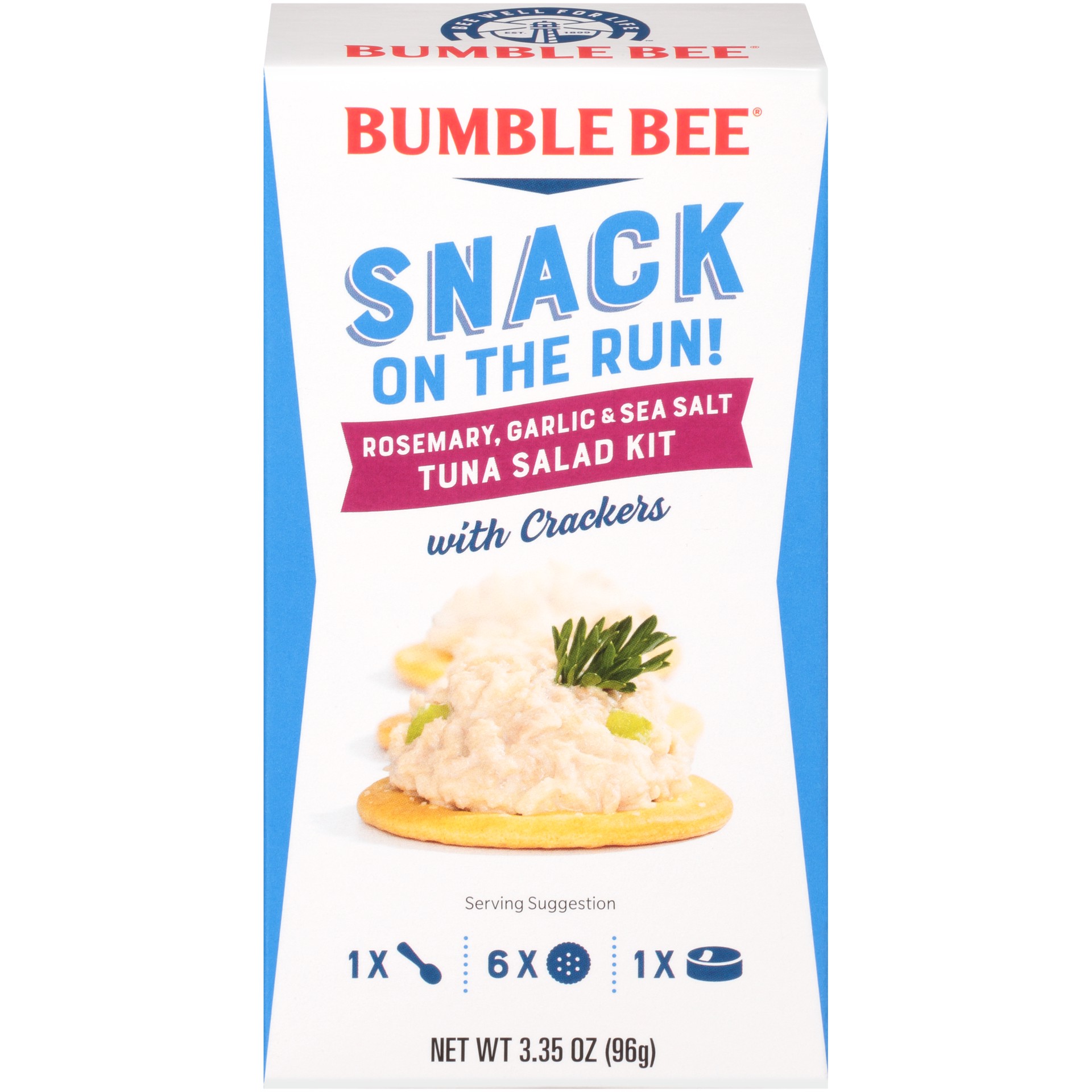 slide 1 of 5, Bumble Bee SOTR Rosemary, Garlic & Sea Salt Tuna Salad Kit EA, 3.35 oz