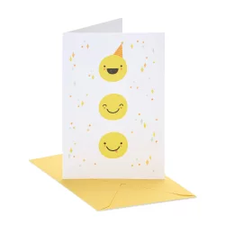 American Greetings Birthday Card (Smiley Faces)