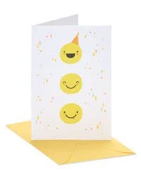 American Greetings Birthday Card (Smiley Faces)