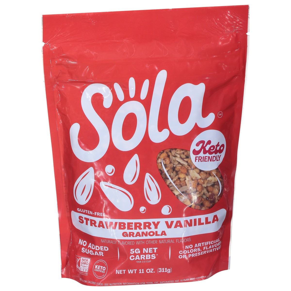 slide 3 of 9, Sola Strawberry Vanilla Granola, 11 oz