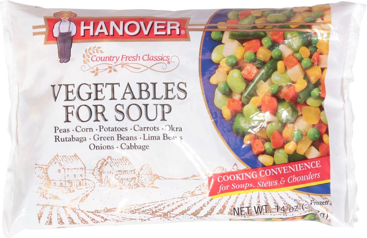 slide 5 of 14, Hanover Country Fresh Classic Vegetables for Soup 14 oz, 14 oz