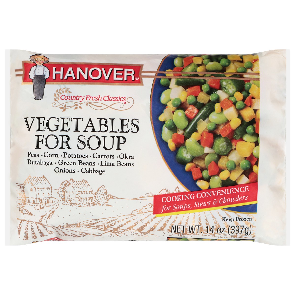 slide 1 of 14, Hanover Country Fresh Classics Vegetables for Soup 14 oz, 14 oz
