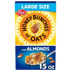 Honey Bunches of Oats with Almonds Granola Clusters and Sliced Almonds - 15 oz Box