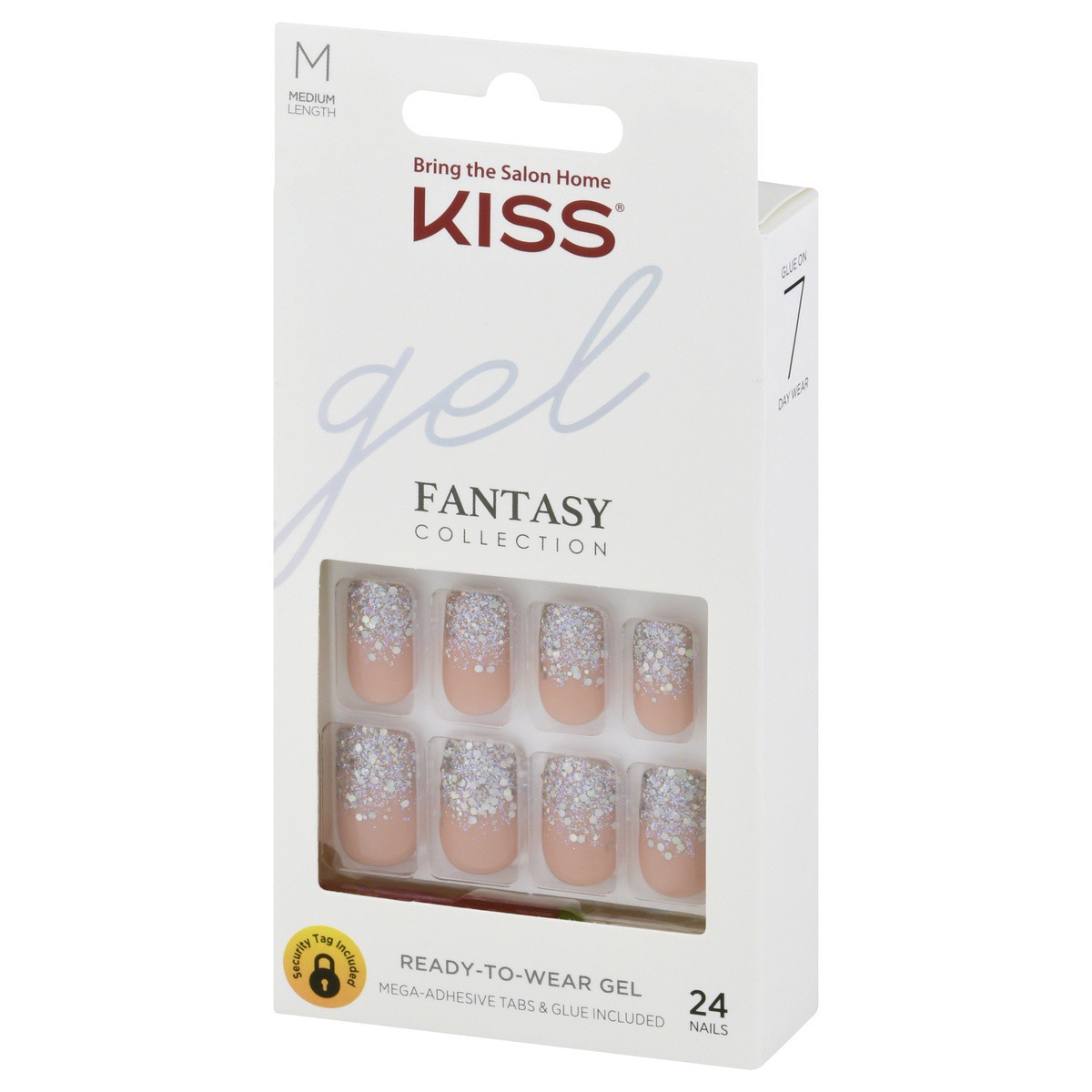 slide 7 of 9, Kiss Medium Length Fantasy Collection Gel Nail Kit 1 ea, 1 ct