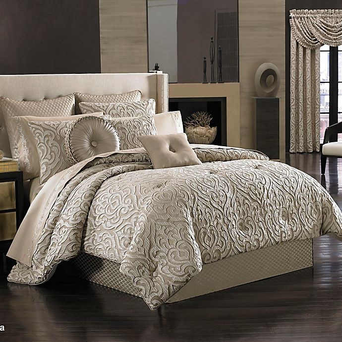 slide 1 of 1, J. Queen New York Astoria King Comforter Set - Sand, 1 ct