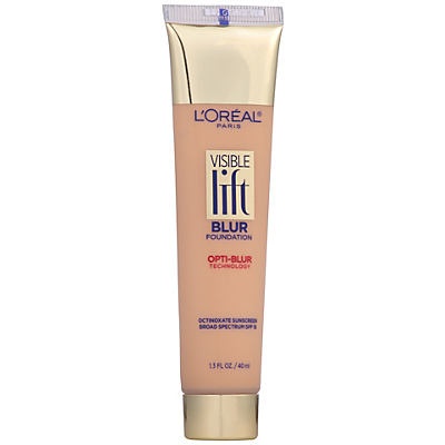 slide 1 of 1, L'Oréal Creamy Naturals Visible Lift Blur Foundation, 1 ct