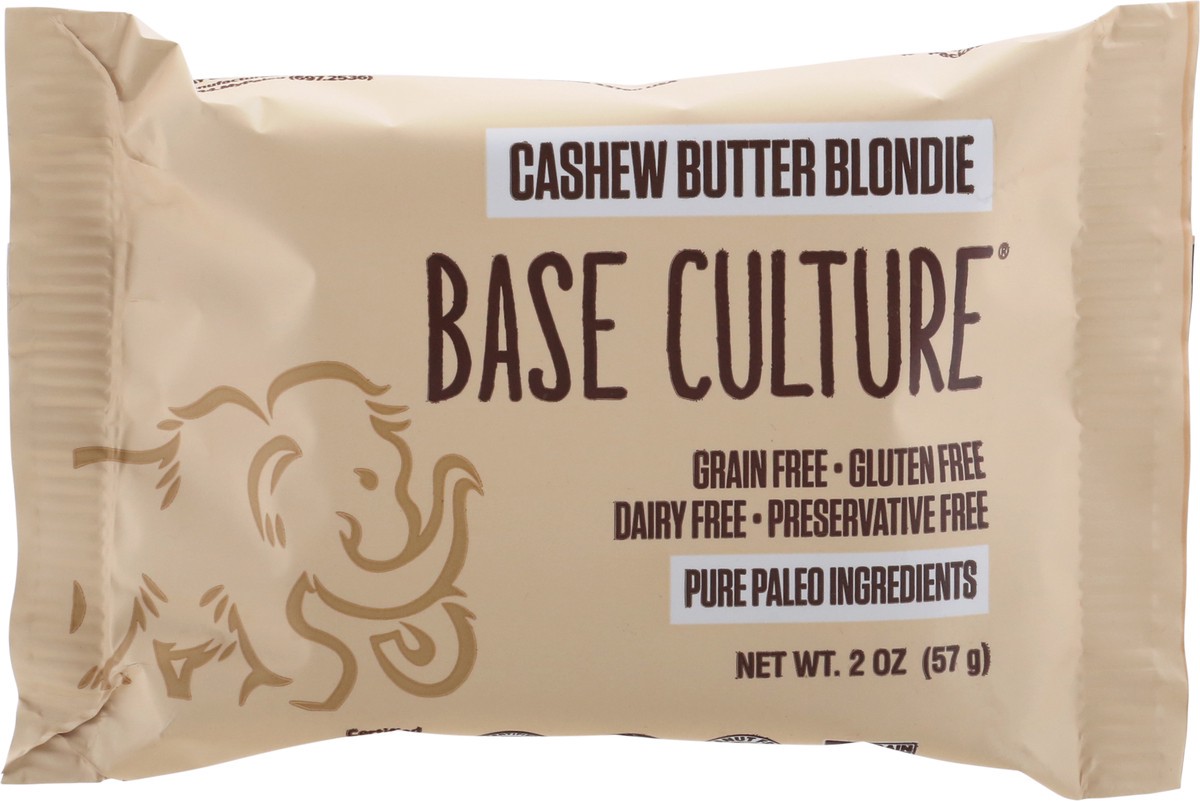 slide 4 of 12, Base Culture Cashew Butter Blondie Brownie 2 oz, 2.2 oz