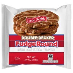 Snack Cakes, Little Debbie Snack Fudge Round (Dbl Decker)