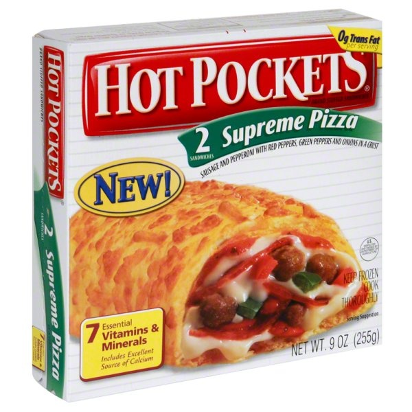 slide 1 of 1, Hot Pockets Supreme Pizza, 1 ct