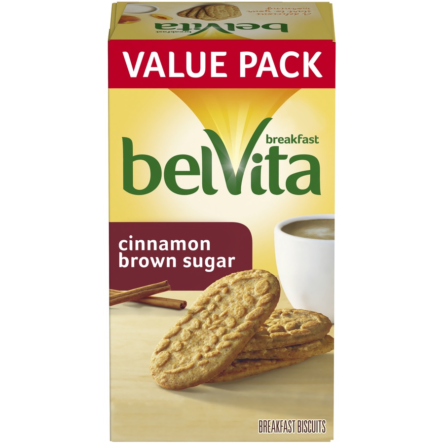 slide 2 of 7, Nabisco Belvita Belvita Cinnamon Brown Sugar Breakfast Biscuits 12-1.76 Oz. Packs, 21.12 oz