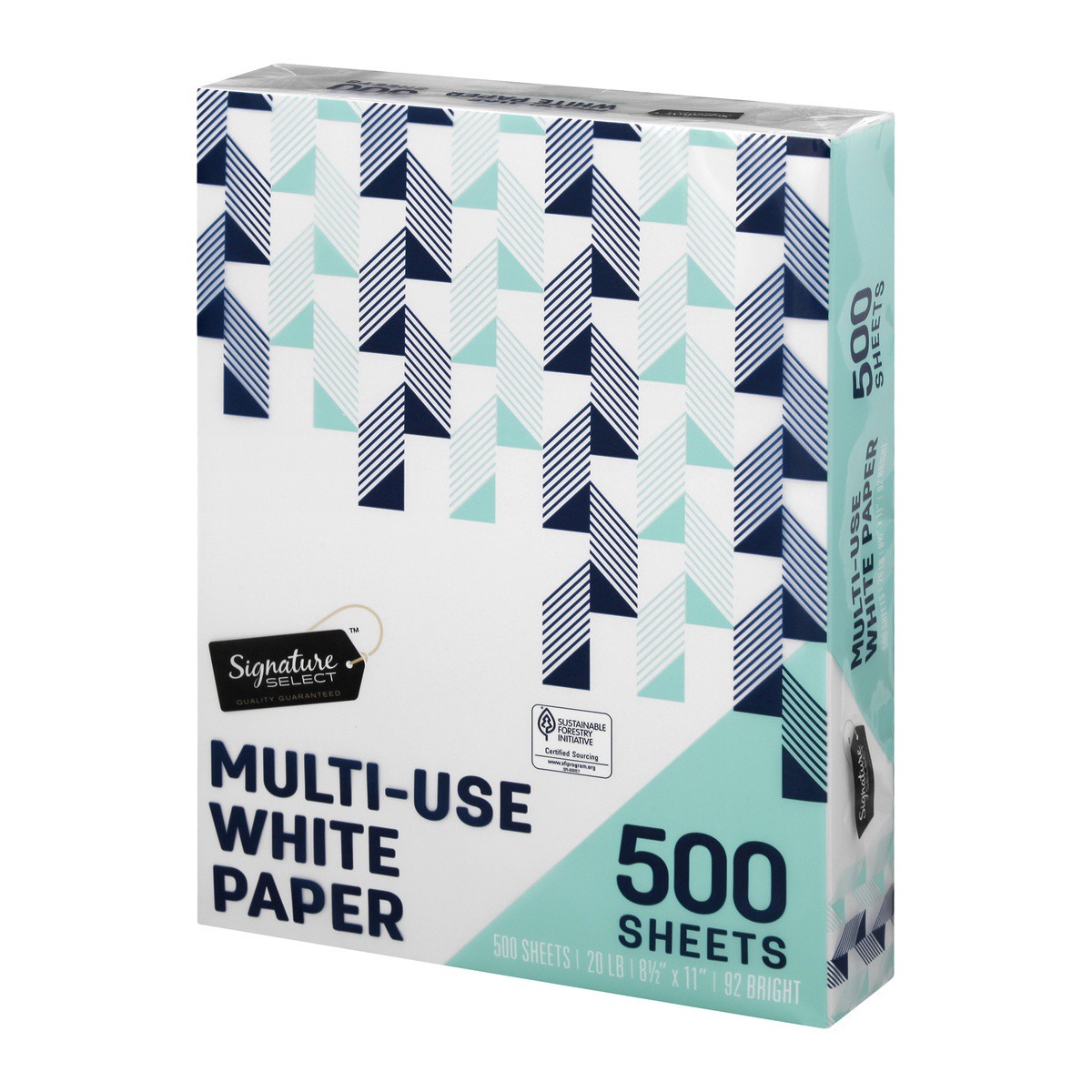 slide 3 of 9, Signature Home Multi-Use Paper White 92 Bright, 500 ct