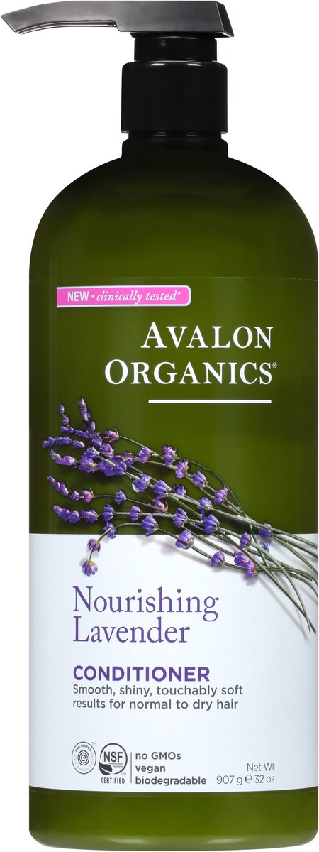 slide 3 of 10, Avalon Organics Nourishing Lavender Conditioner 32 oz. Pump, 32 oz