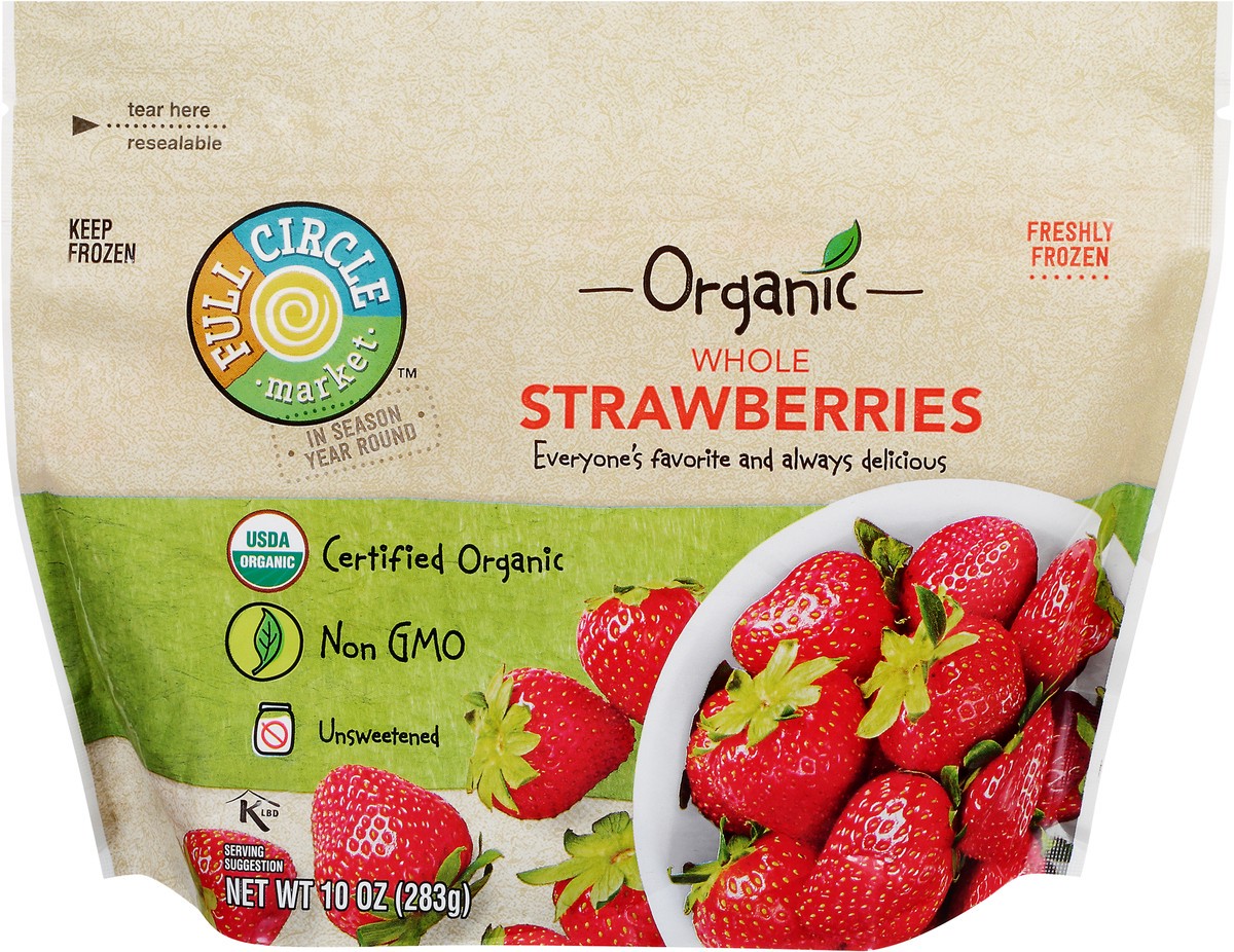 slide 8 of 14, Full Circle Market Organic Strawberries 10 oz, 10 oz