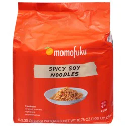 Momofuku Spicy Soy Noodles - 5 x 3.35 oz Packages