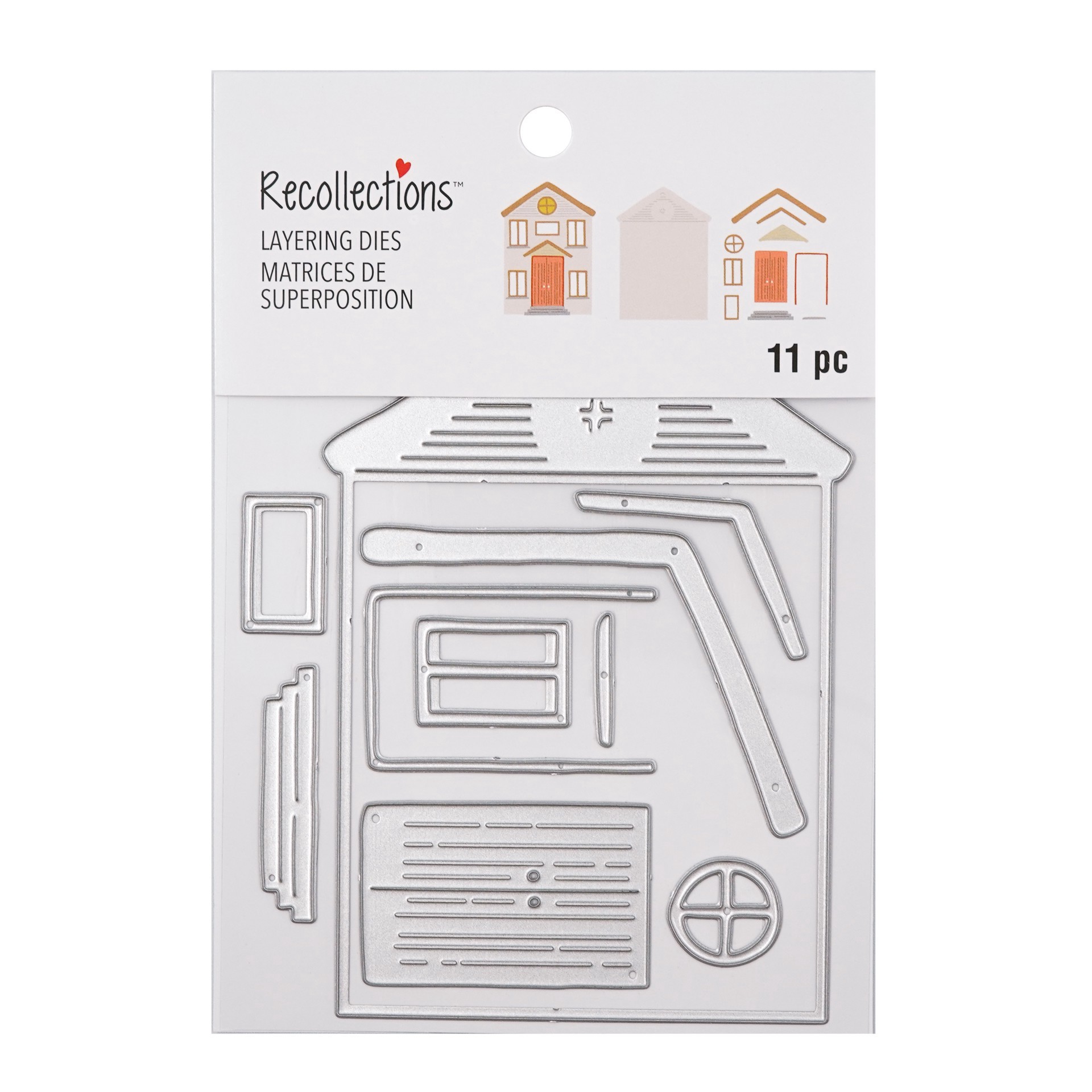 slide 3 of 3, House Layering Die Set By Recollections, 4 in x 6 in