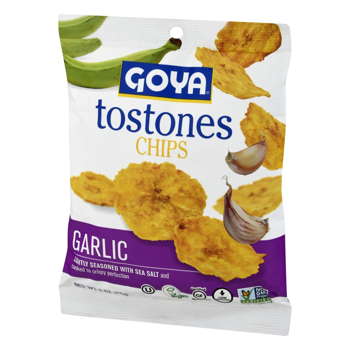 slide 7 of 9, Goya Tostones Chips Garlic, 2 oz