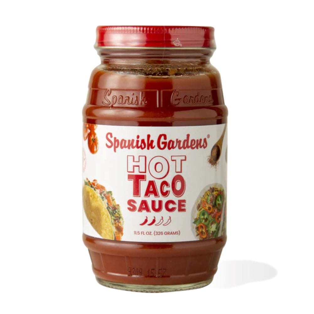 slide 1 of 1, Spanish Gardens Taco Sauce Hot, 11.5 fl oz