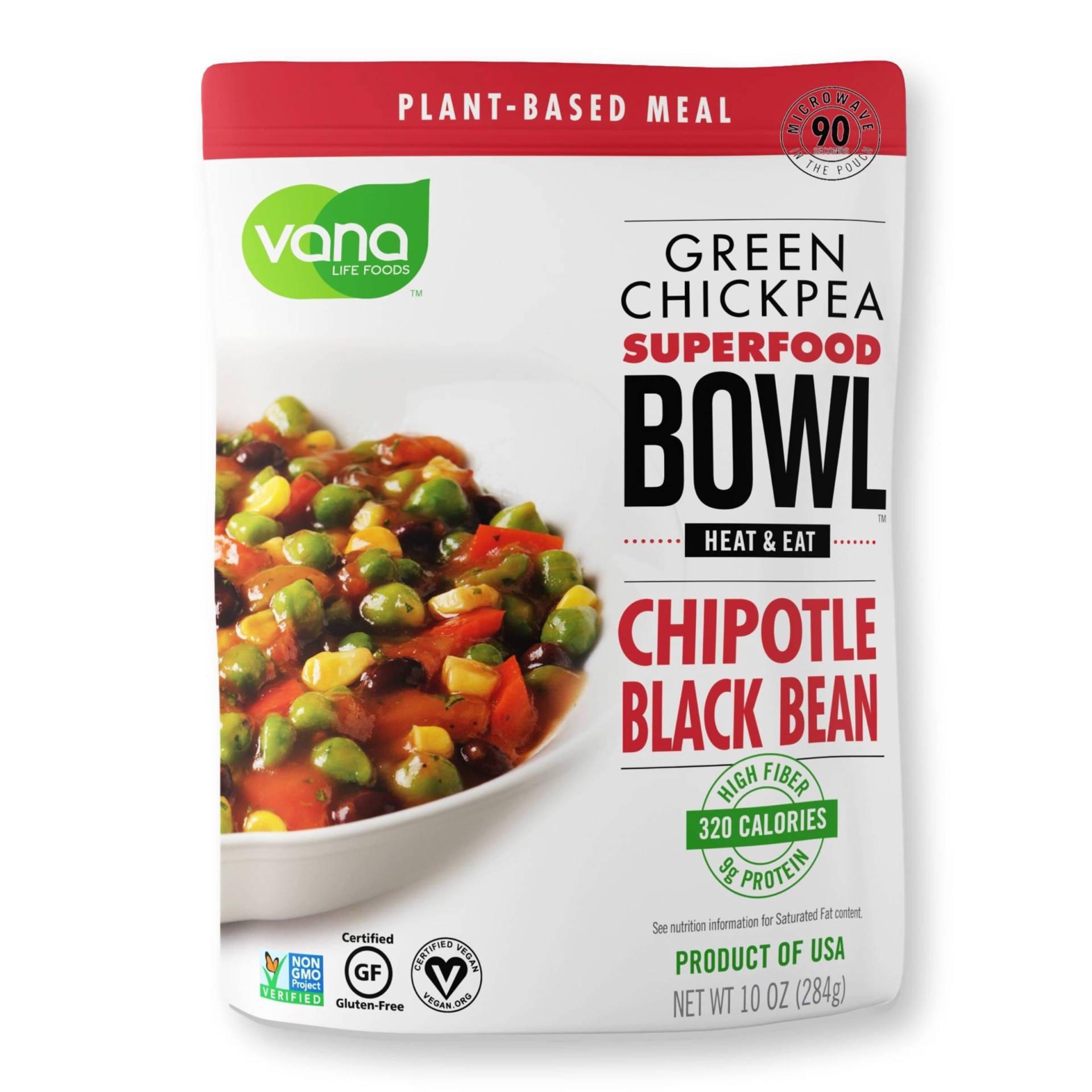 slide 1 of 2, Vana Life Foods Gluten Free and Vegan Chipotle Black Bean Superfood Bowl, 10 oz