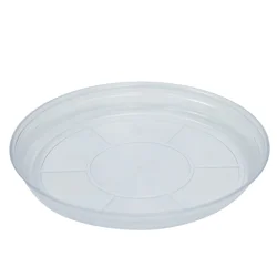 Outdoor Saucer - 14 in x 1.9 in - Translucent
