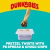 slide 29 of 29, Lunchables Dunkables Pretzel Twists with PB Spread & Choco Chips, 2 oz Tray, 2 oz