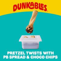 slide 23 of 29, Lunchables Dunkables Pretzel Twists with PB Spread & Choco Chips, 2 oz Tray, 2 oz