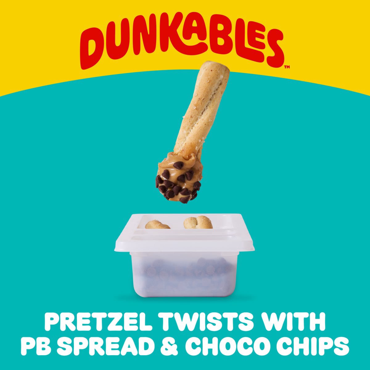 slide 27 of 29, Lunchables Dunkables Pretzel Twists with PB Spread & Choco Chips, 2 oz Tray, 2 oz