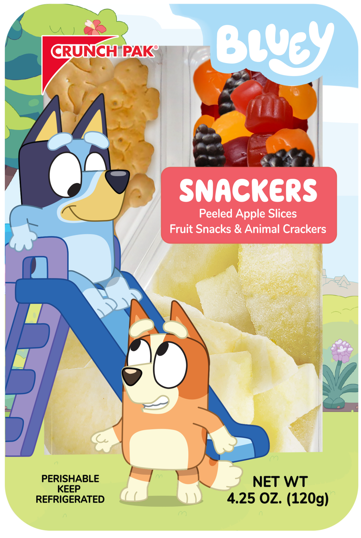 slide 1 of 2, Crunch Pak PLD ACFS Bluey Snacker 4.25oz, 4.25 oz