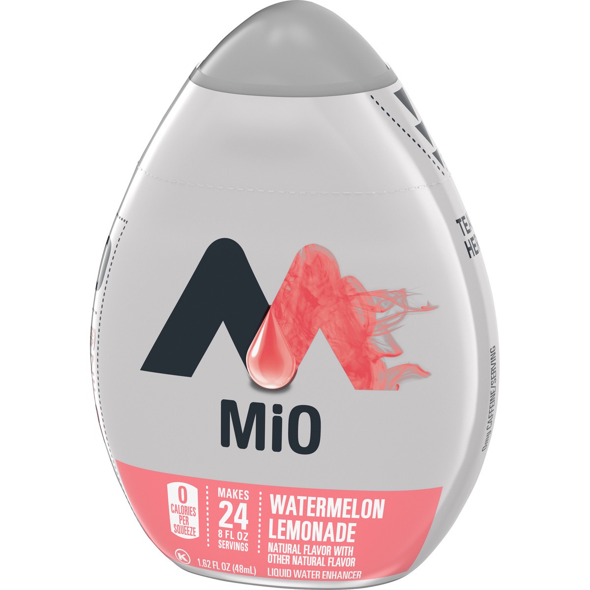 slide 2 of 9, mio Watermelon Lemonade Flavored with other natural flavor Liquid Water Enhancer, 1.62 fl oz Bottle, 1.62 fl oz