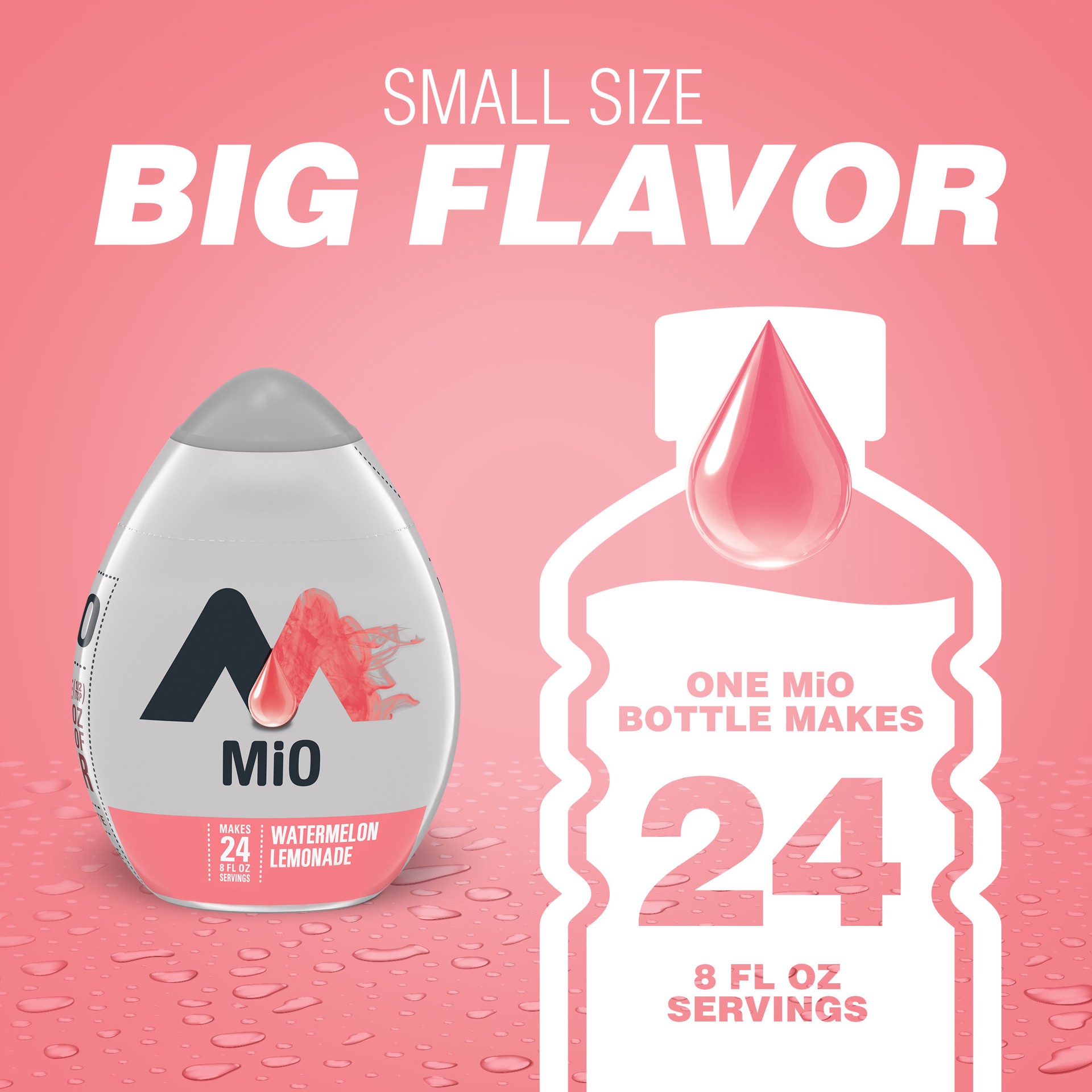 slide 2 of 5, MiO Watermelon Lemonade Naturally Flavored Liquid Water Enhancer Bottle, 1.6 oz