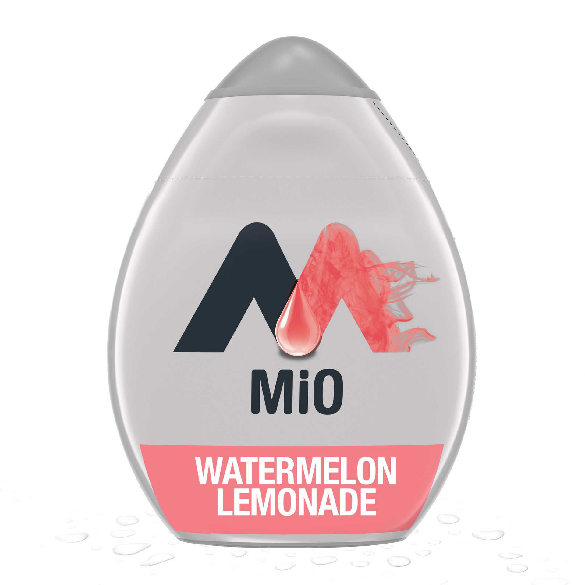 slide 1 of 9, mio Watermelon Lemonade Flavored with other natural flavor Liquid Water Enhancer, 1.62 fl oz Bottle, 1.62 fl oz