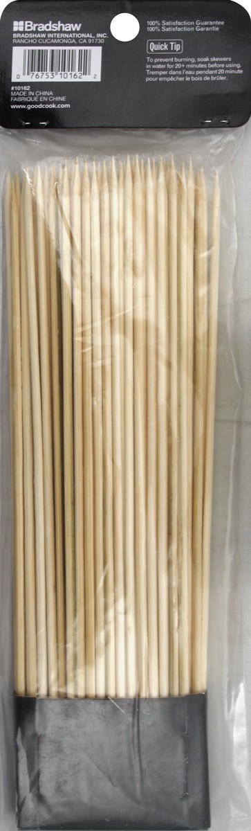 slide 2 of 3, Good Cook Bamboo Skewers 9.75In, 100 ct