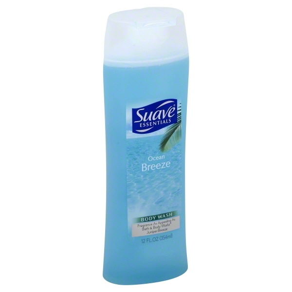 slide 1 of 1, Suave Body Wash Ocean Breeze, 12 oz