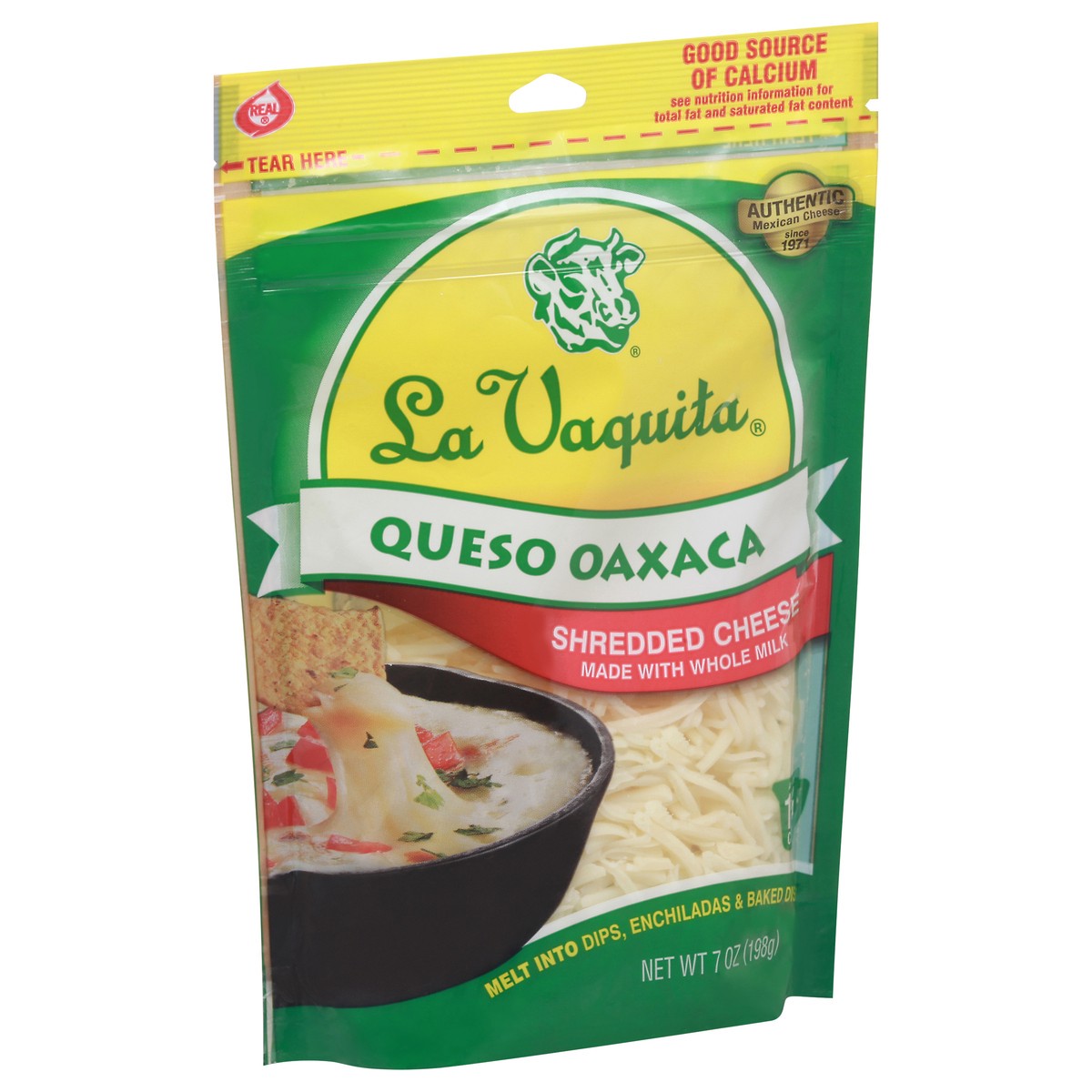 slide 3 of 12, La Vaquita Queso Oaxaca Shredded Cheese 7 oz, 7 oz