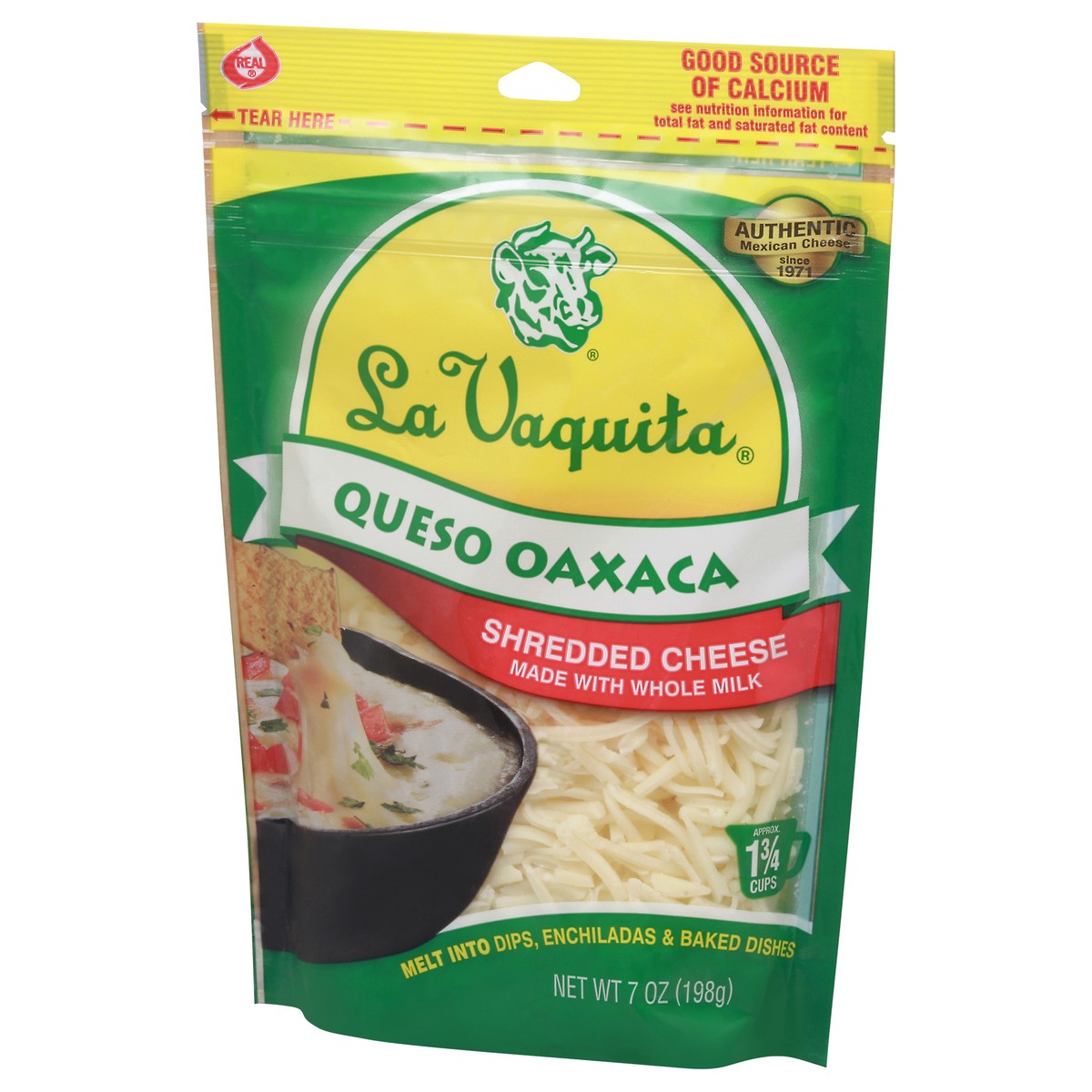 slide 10 of 12, La Vaquita Queso Oaxaca Shredded Cheese 7 oz, 7 oz