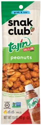 Snak Club Tajin Mild Chili & Lime Peanuts 1.5 oz