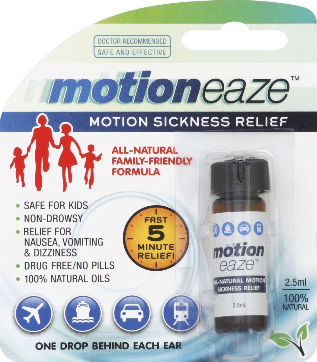 slide 2 of 3, Motioneaze Motion Sickness Relief, 2.5 ml