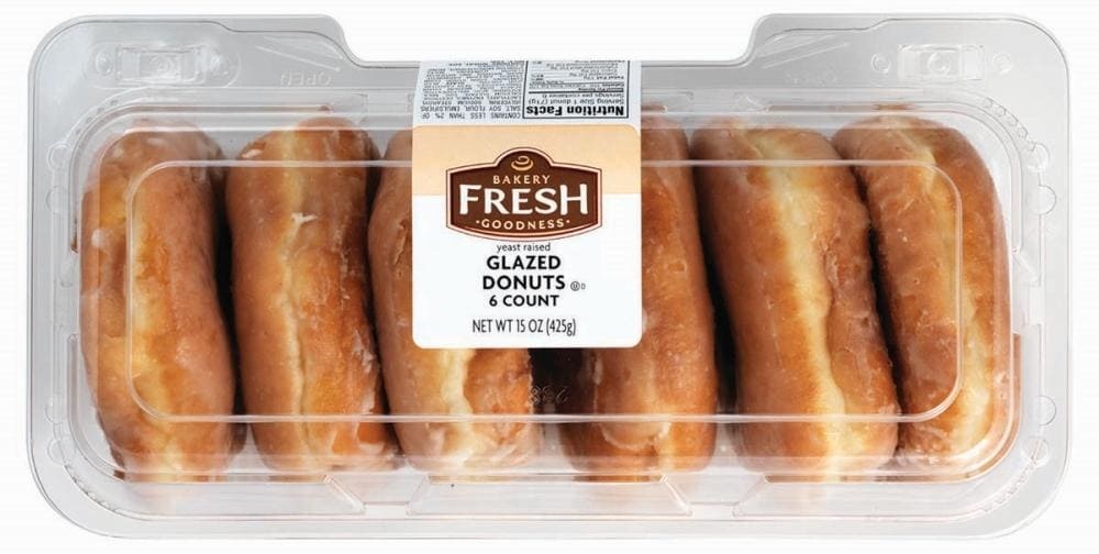 slide 1 of 2, Bakery Fresh Goodness Glazed Donuts, 6 ct