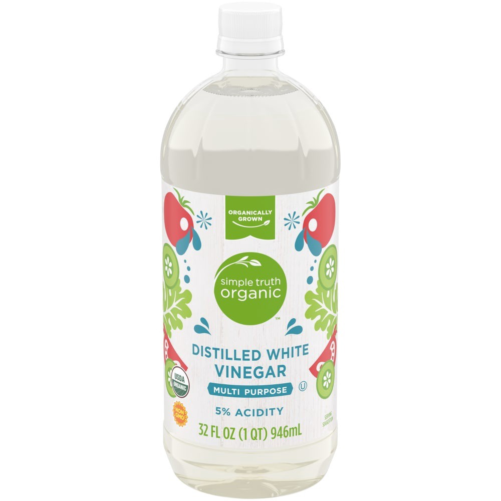 slide 3 of 3, Simple Truth Organic Distilled White Vinegar, 32 fl oz