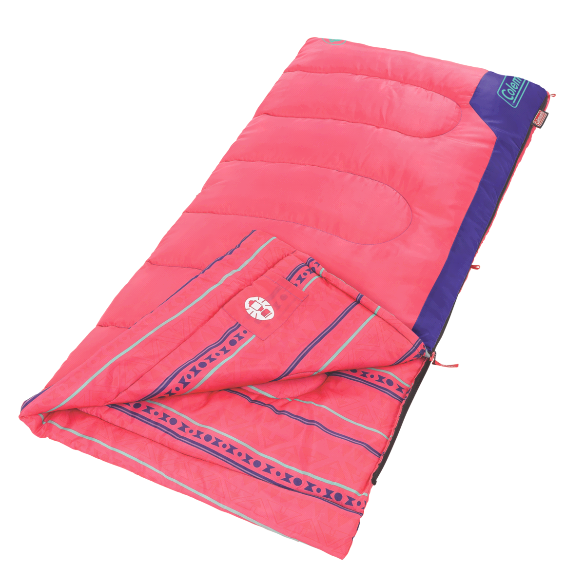 slide 2 of 2, Coleman Kids Pink Sleeping Bag, 1 ct